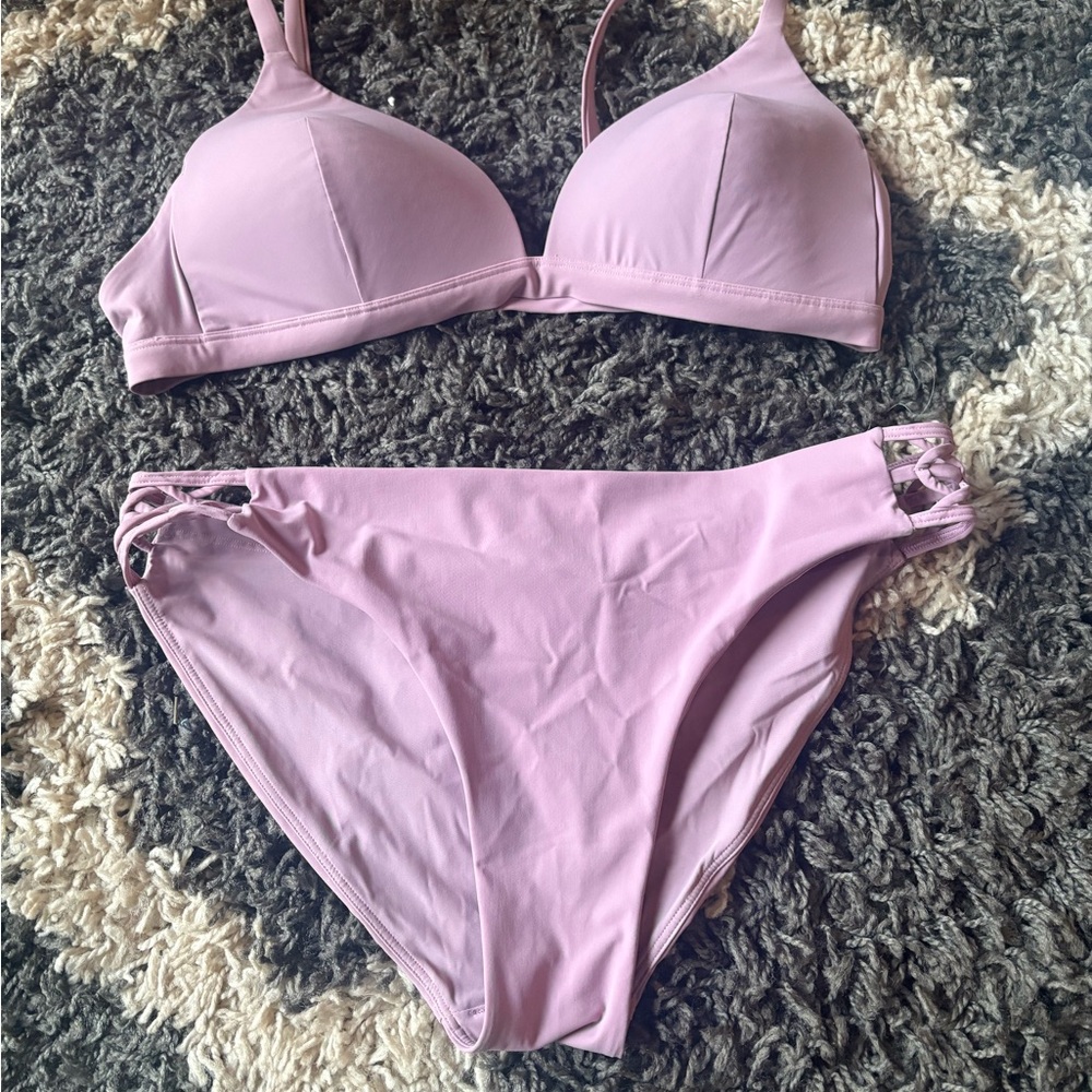 Lavender Pink Lululemon Bikini Set